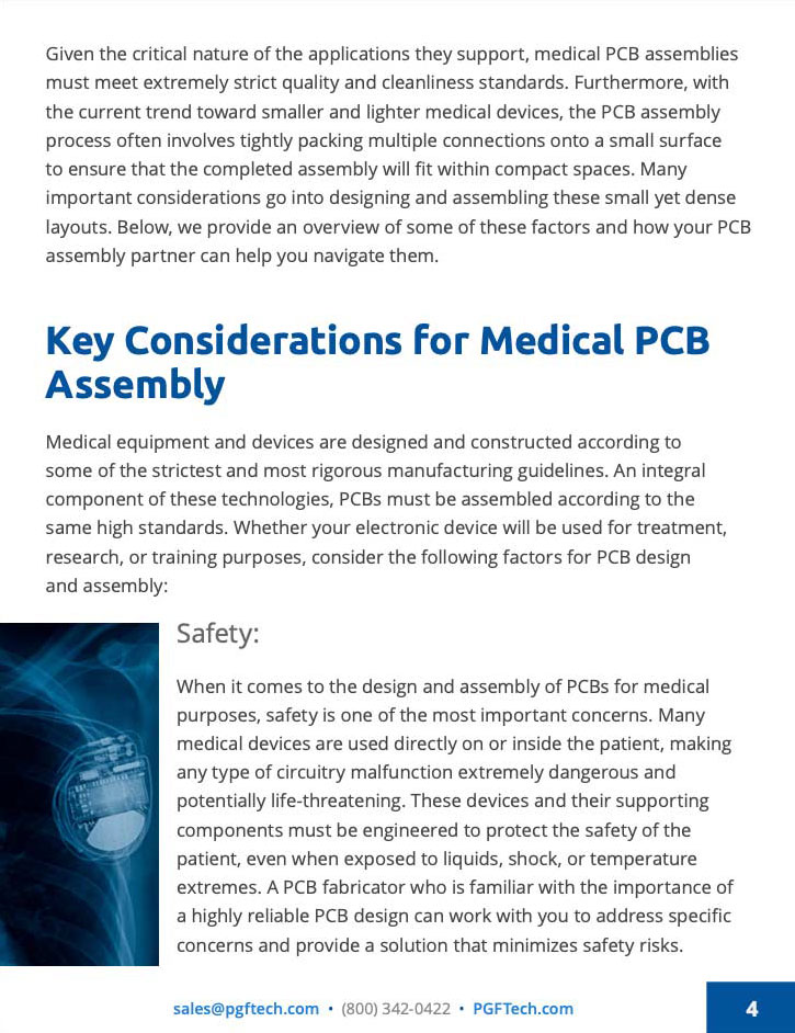 Key Considerations for Medical PCB Assembly