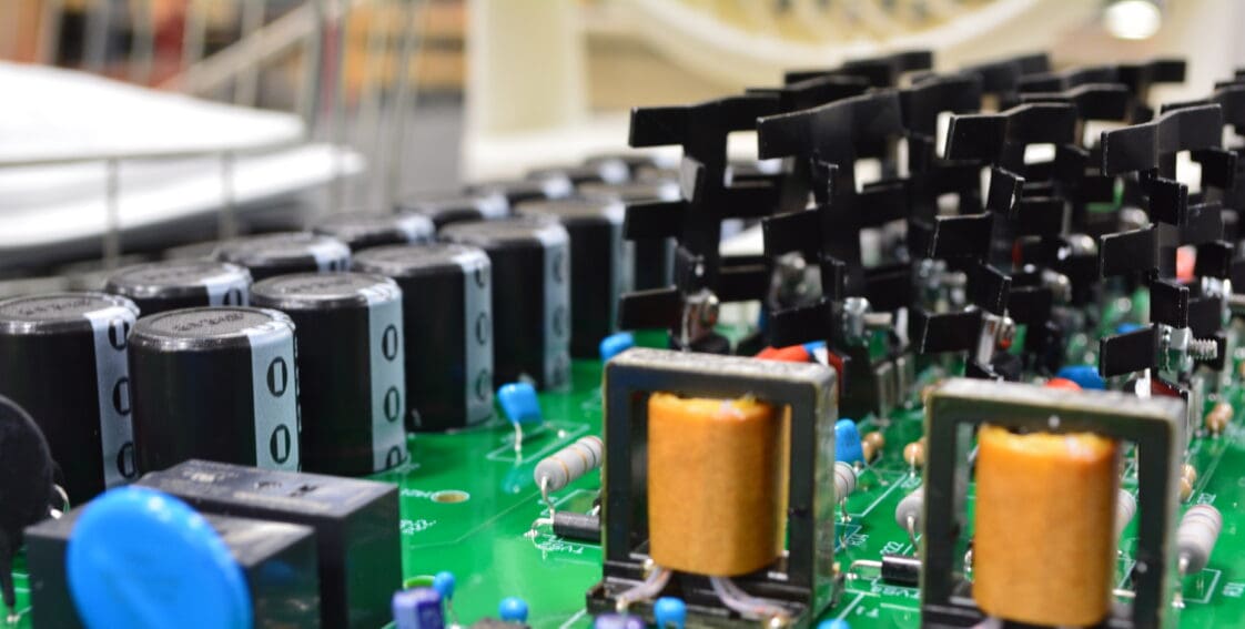 PCB assembly in progress at PGF Tech