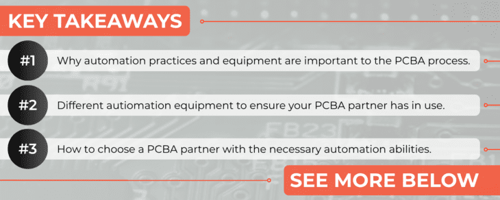 The Importance of Automation in PCB Assembly