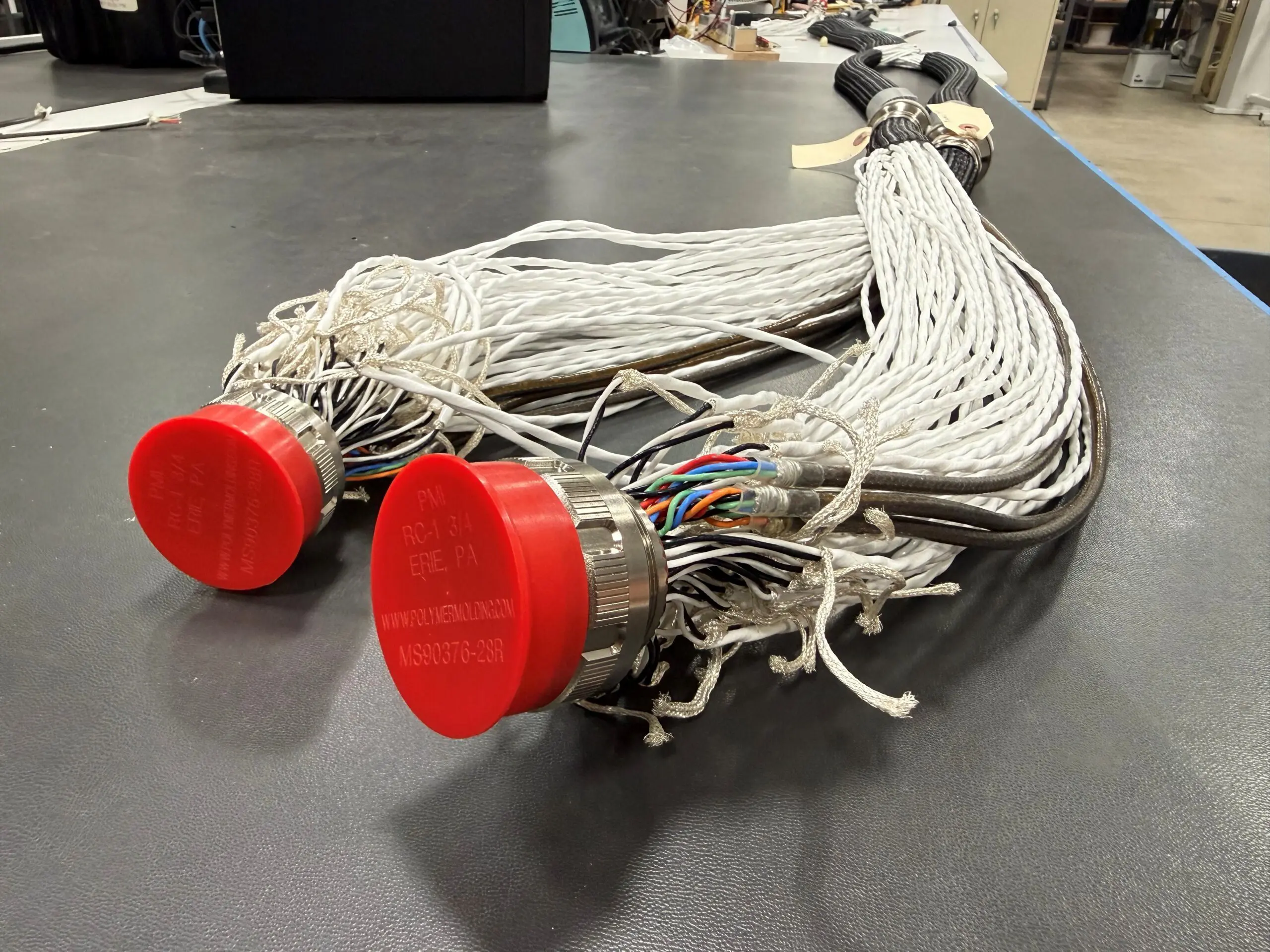 A complex cable assembly from PGF Tech.